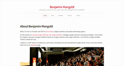 Desktop Screenshot of benjaminmangold.com